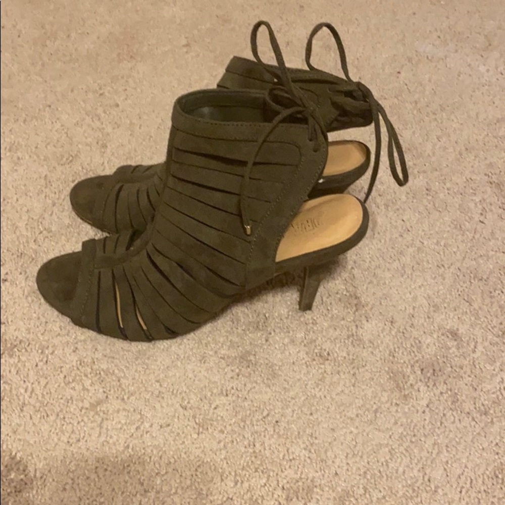 Open toe heels